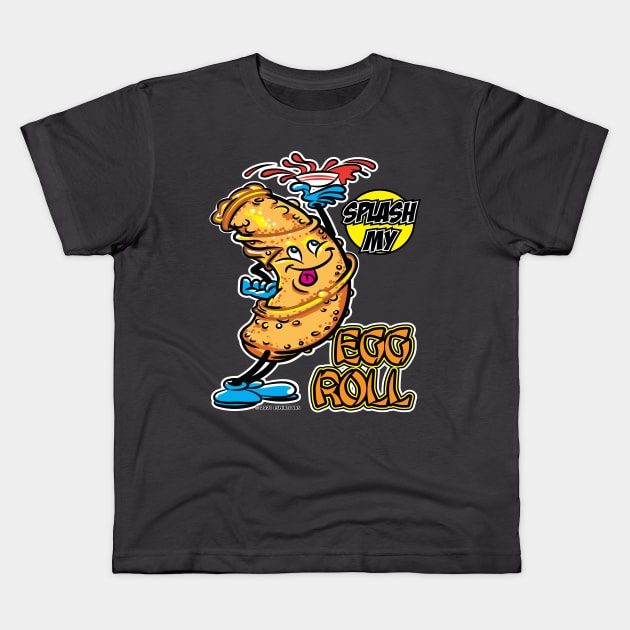 Splash My Egg Roll Kids T-Shirt by eShirtLabs
